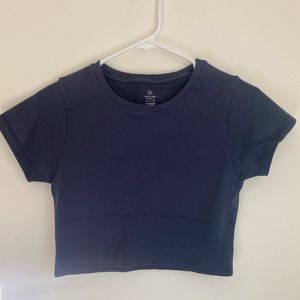 aerie OFFLINE navy crop top!